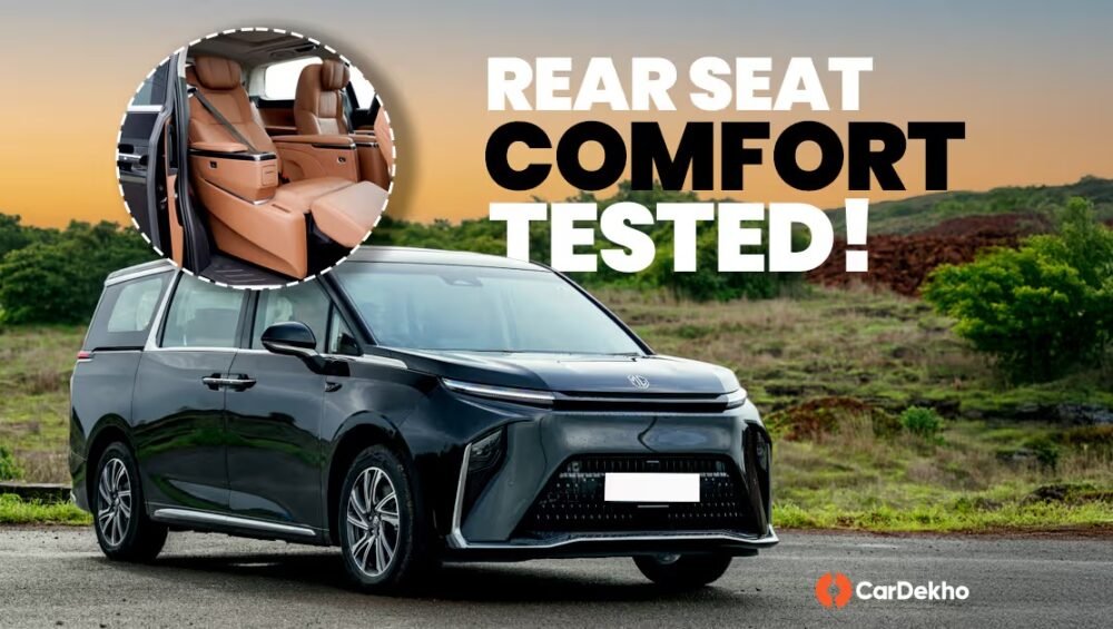 Watch Video 2025 MG M9 Rear Seat Space And Comfort Tested